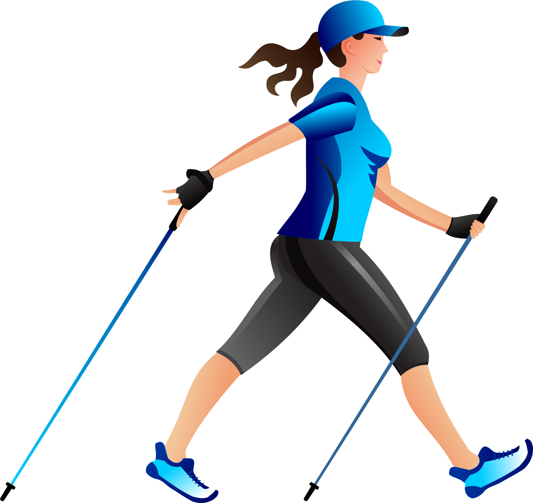 marcha nordica en valencia con carol carballo